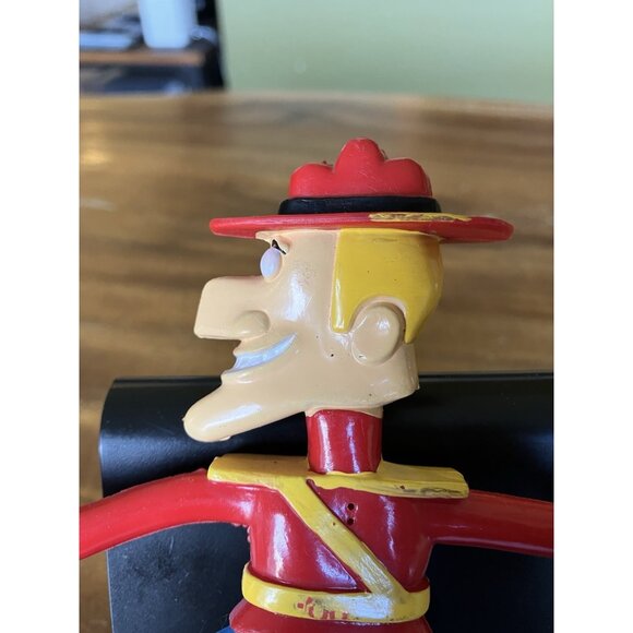 1985 JESCO 5” Dudley-Do-Right Rocky And Bullwinkle Rubber Bendable Figure - Picture 5 of 13